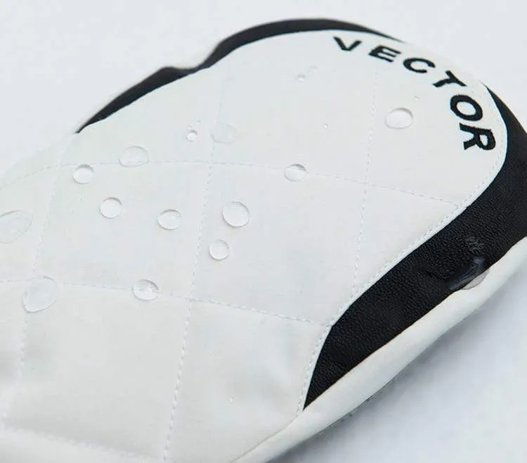 Extra Dicke Frauen 2-IN-1 Fäustlinge Ski Handschuhe Snowboard Männer Schnee Winter Sport Warme Wasserdichte Winddicht Skifahren Faux Leder Plam