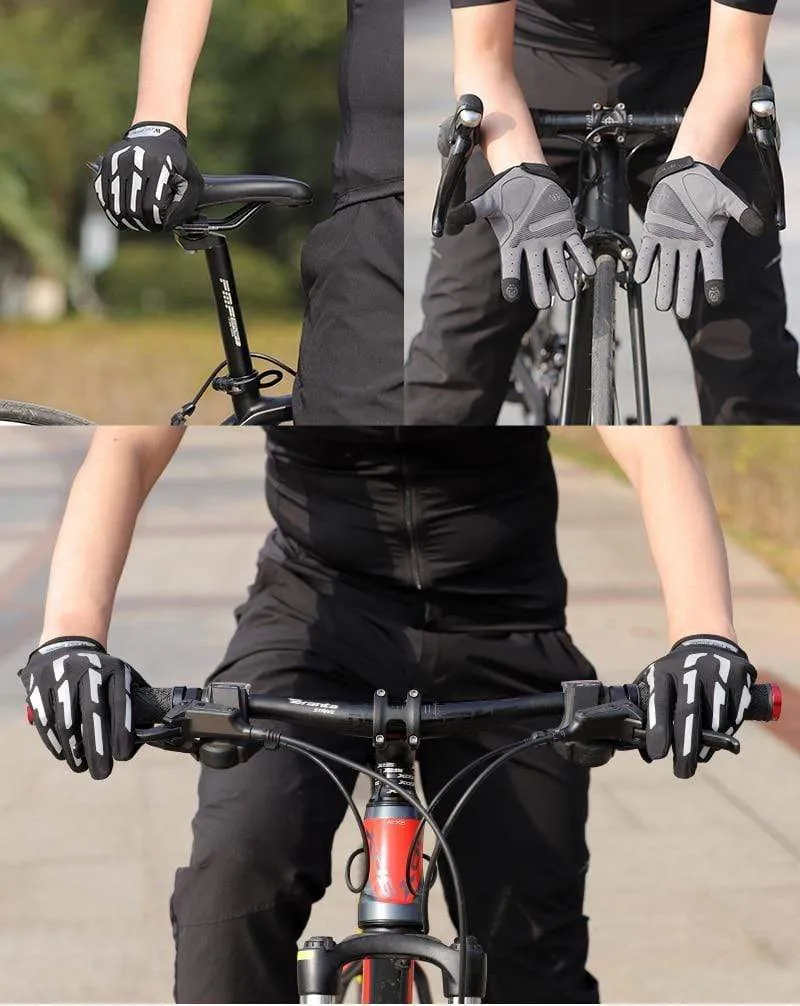 Anti-Rutsch-Gel-Pad-Fahrradhandschuhe, Gel-Pad, kurze Halbfinger-Fahrradhandschuhe, atmungsaktive Outdoor-Sporthandschuhe für Herren, MTB-Fahrräder