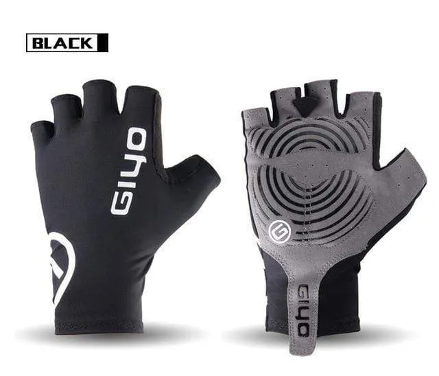 Anti-Rutsch-Gel-Pad-Fahrradhandschuhe, Gel-Pad, kurze Halbfinger-Fahrradhandschuhe, atmungsaktive Outdoor-Sporthandschuhe für Herren, MTB-Fahrräder