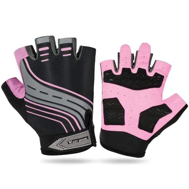 Anti-Rutsch-Gel-Pad-Fahrradhandschuhe, Gel-Pad, kurze Halbfinger-Fahrradhandschuhe, atmungsaktive Outdoor-Sporthandschuhe für Herren, MTB-Fahrräder