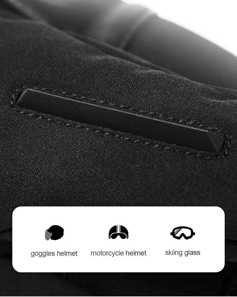 Winter Thermische Ski Handschuhe Schneemobil Daunen Handschuhe Wasserdichte Leder Schnee Handschuhe Skating Snowboard Skifahren Fäustling Männer Frauen