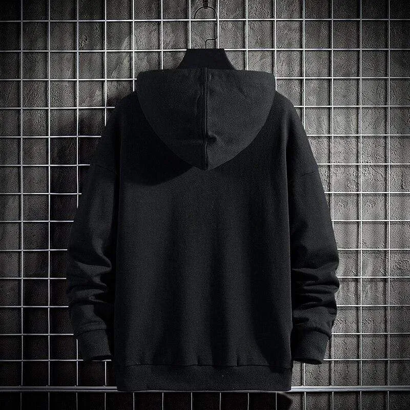 Herren Hoodies Männer 2021 Frühling Print Sweatshirt Japanischen Streetwear Harajuku Hip Hop Schwarz Hoodie Männer Sweatshirts