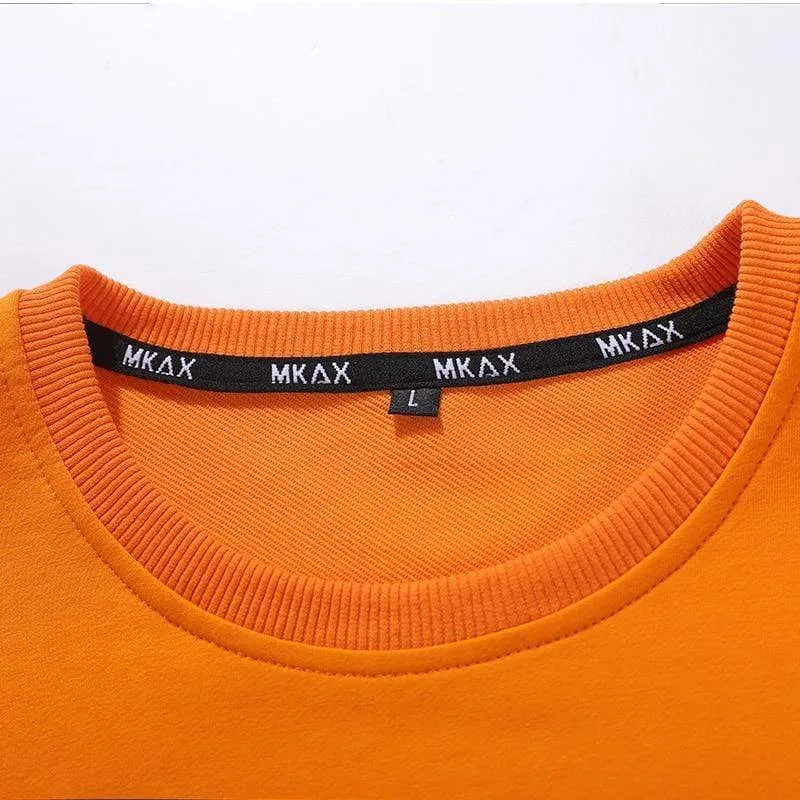 Herren Hoodies Plus Größe 8XL 9XL Herren Orange Hoody Frühling Herbst Pullover Schwarz Streetwear Übergroßes männliches Sweatshirt