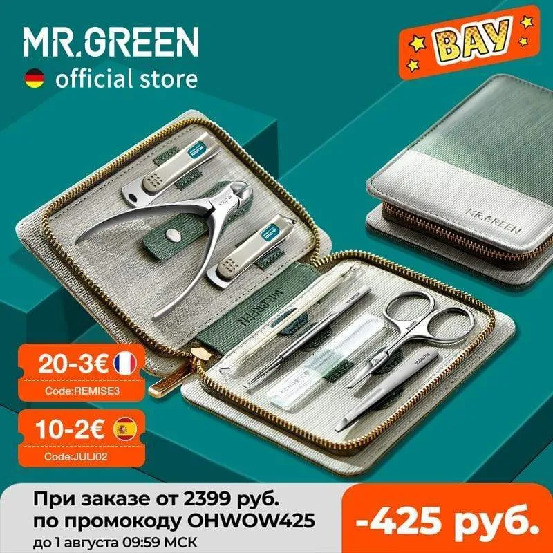 Maniküre Set Pediküre Sets Nagelknipser Edelstahl Professionelle Nagelschneider Werkzeuge mit Reiseetui Kit