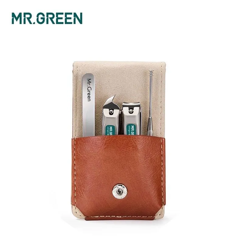 Professionelle Edelstahl-Nagelknipser-Set zu Hause 4 in 1 Maniküre-Werkzeuge Pflege-Kit Kunst tragbare Nagelpflege