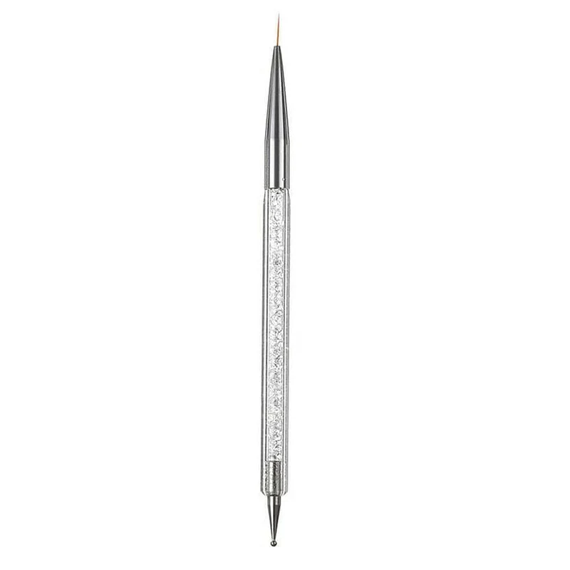 5 Teile/sätze Nail art Stift 2 In 1 Doppel Enden Punktierung Zeichnung Malerei UV Gel Liner Polnischen Pinsel Set Nagel kunst Punktierung Werkzeuge
