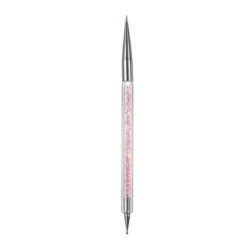 5 Teile/sätze Nail art Stift 2 In 1 Doppel Enden Punktierung Zeichnung Malerei UV Gel Liner Polnischen Pinsel Set Nagel kunst Punktierung Werkzeuge