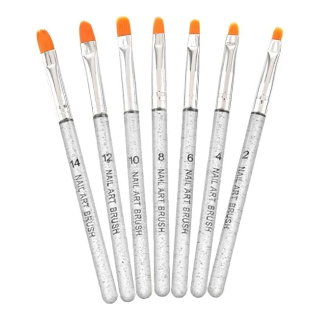 5 Teile/sätze Nail art Stift 2 In 1 Doppel Enden Punktierung Zeichnung Malerei UV Gel Liner Polnischen Pinsel Set Nagel kunst Punktierung Werkzeuge
