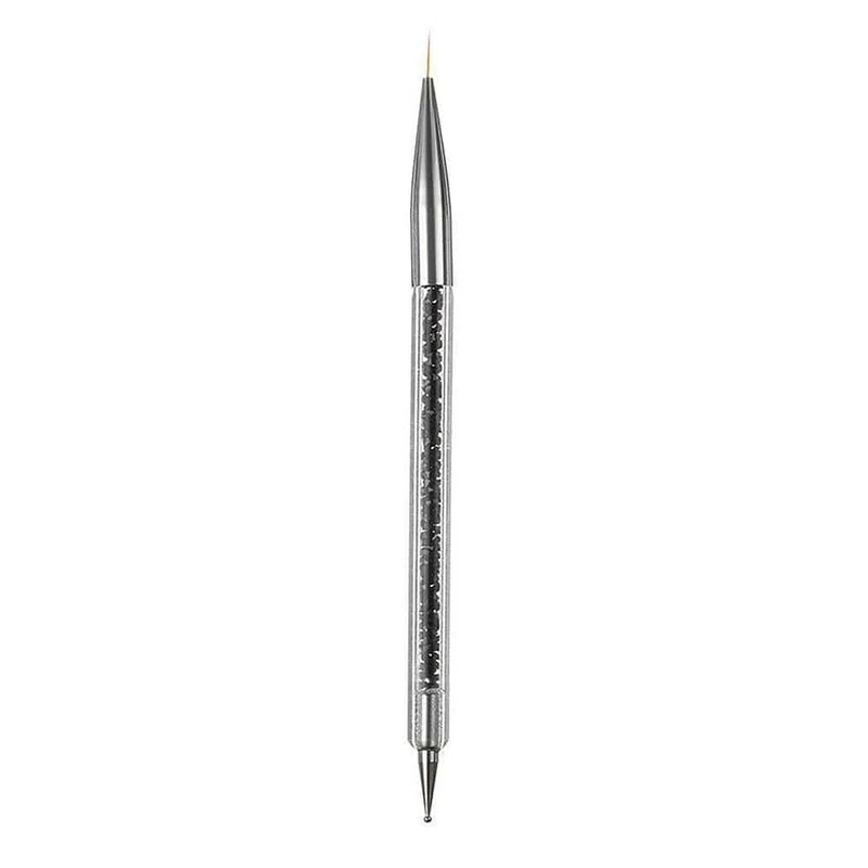 5 Teile/sätze Nail art Stift 2 In 1 Doppel Enden Punktierung Zeichnung Malerei UV Gel Liner Polnischen Pinsel Set Nagel kunst Punktierung Werkzeuge
