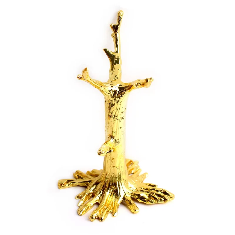 1 STÜCK Goldsplitter Dendritischer Metall-Bastelständer Baumförmiger Sockel Kristallkugel-Basisfundament für Kristallei und Kugelkugel