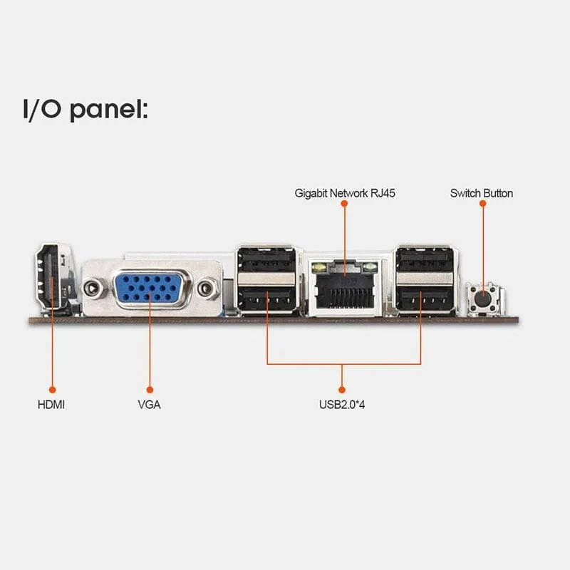 Riserless-Mining-Motherboard mit 8 GPU, Bitcoin, Krypto, Etherum-Mining, unterstützt 1066/1333/1600 MHz