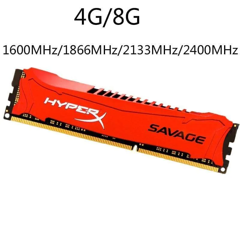 Kingston HyperX Savage Memory RAM DDR3 4G 8G 1600 MHz 1866 MHz 2133 MHz 2400 MHz 4 GB 8 GB 1.5 V PC3-12800 240-Pin-DIMM Für den Desktop