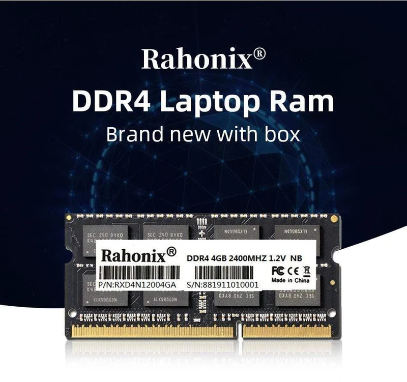 DDR4-Laptop-Speicher RAM 8GB 16GB 2400 2666MHz Speicher 4GB 2133 2400MHz Sodimm Rahonix DDR4 Notebook Memoria Hohe Leistung