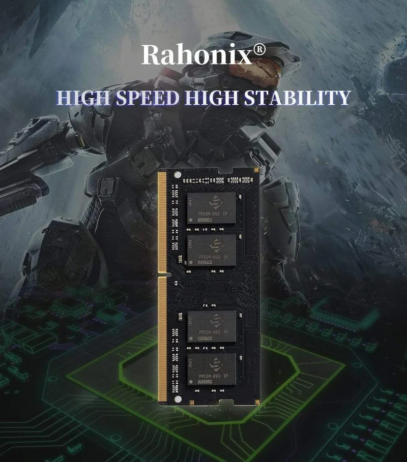 DDR4-Laptop-Speicher RAM 8GB 16GB 2400 2666MHz Speicher 4GB 2133 2400MHz Sodimm Rahonix DDR4 Notebook Memoria Hohe Leistung
