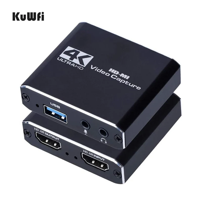 Videoaufnahmekarte für Live-Streaming 1080P 4K USB3.0 HDMI Videoaufnahmekarten-Switch-Spiel für PS4 Xbox Recording Box