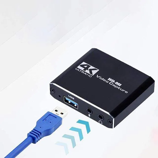 Videoaufnahmekarte für Live-Streaming 1080P 4K USB3.0 HDMI Videoaufnahmekarten-Switch-Spiel für PS4 Xbox Recording Box