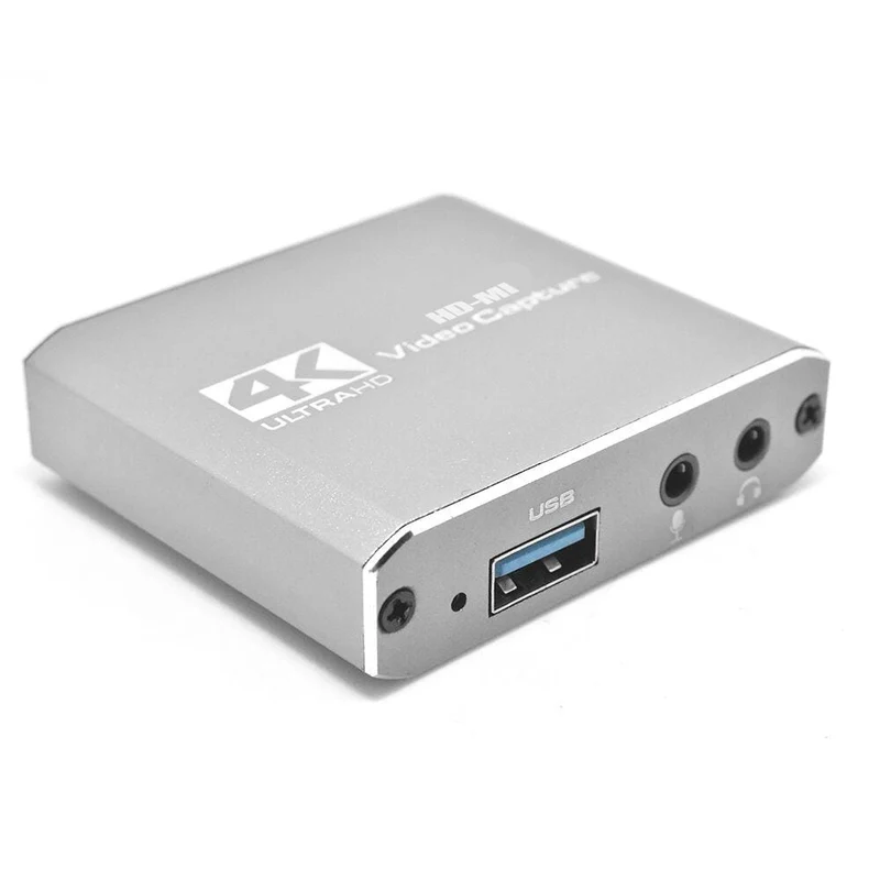 Videoaufnahmekarte für Live-Streaming 1080P 4K USB3.0 HDMI Videoaufnahmekarten-Switch-Spiel für PS4 Xbox Recording Box