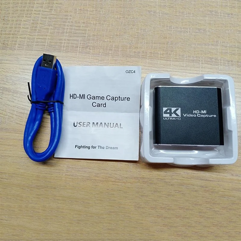 Videoaufnahmekarte für Live-Streaming 1080P 4K USB3.0 HDMI Videoaufnahmekarten-Switch-Spiel für PS4 Xbox Recording Box