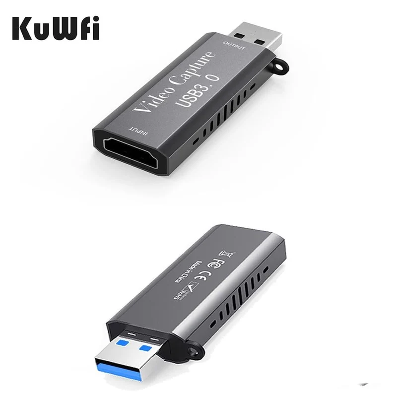 Videoaufnahmekarte für Live-Streaming 1080P 4K USB3.0 HDMI Videoaufnahmekarten-Switch-Spiel für PS4 Xbox Recording Box