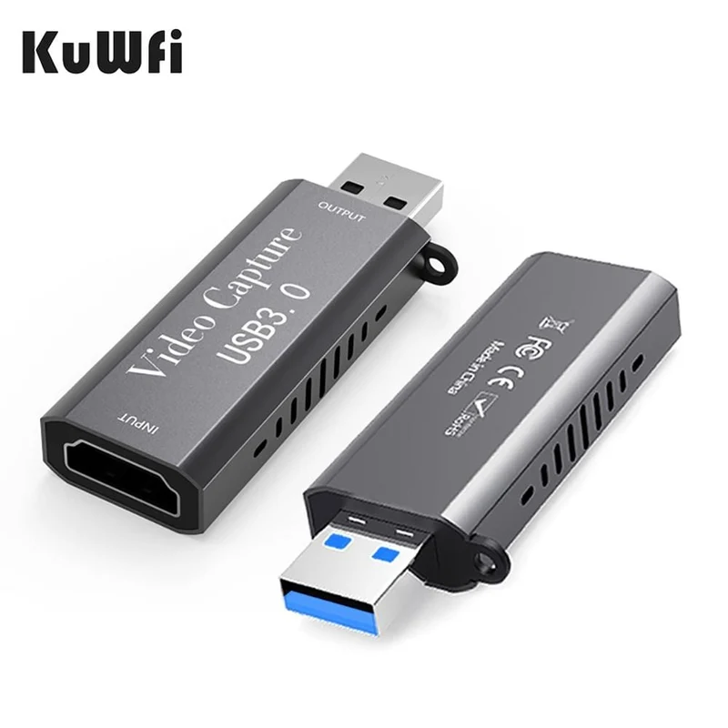 Videoaufnahmekarte für Live-Streaming 1080P 4K USB3.0 HDMI Videoaufnahmekarten-Switch-Spiel für PS4 Xbox Recording Box