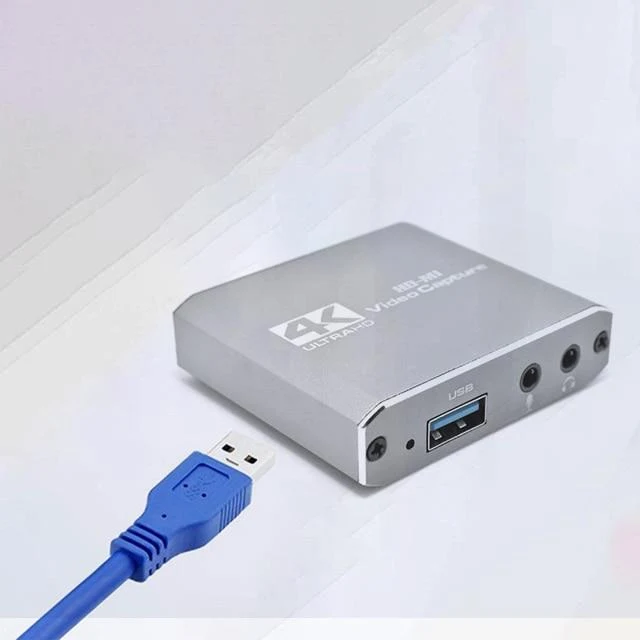 Videoaufnahmekarte für Live-Streaming 1080P 4K USB3.0 HDMI Videoaufnahmekarten-Switch-Spiel für PS4 Xbox Recording Box