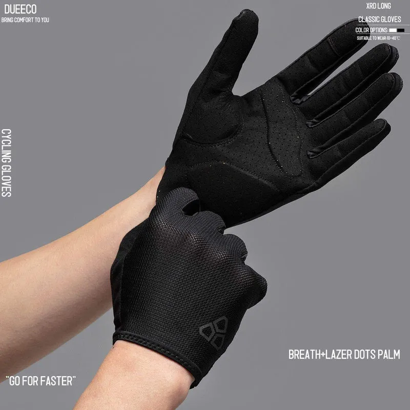 Vollfinger-Fahrradhandschuhe, MTB-MX-Handschuhe, XRD-Pad, stoßdämpfendes, rutschfestes Touchscreen-Design für Männer und Frauen