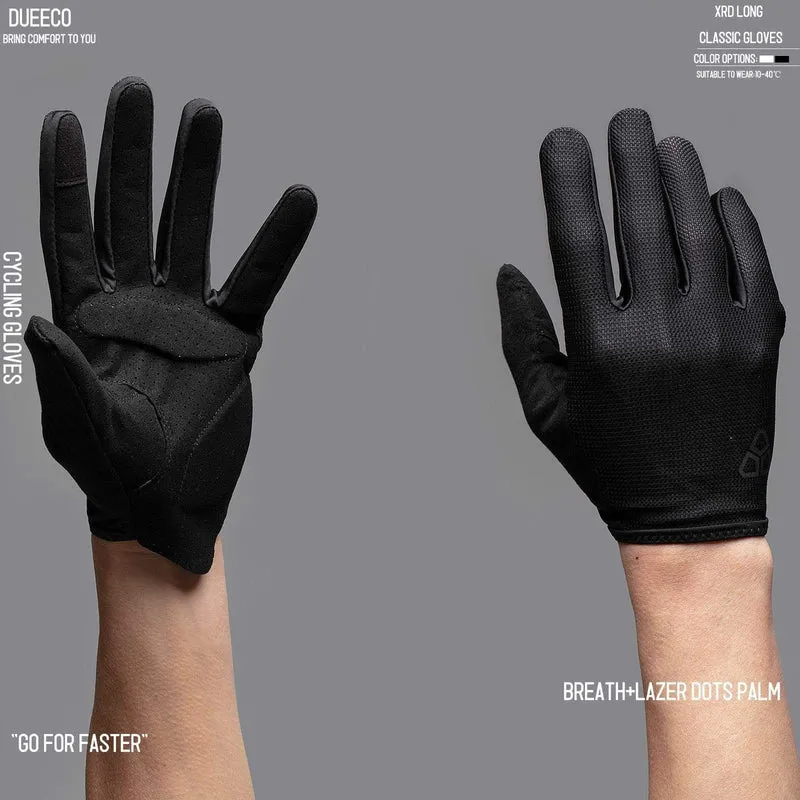 Vollfinger-Fahrradhandschuhe, MTB-MX-Handschuhe, XRD-Pad, stoßdämpfendes, rutschfestes Touchscreen-Design für Männer und Frauen