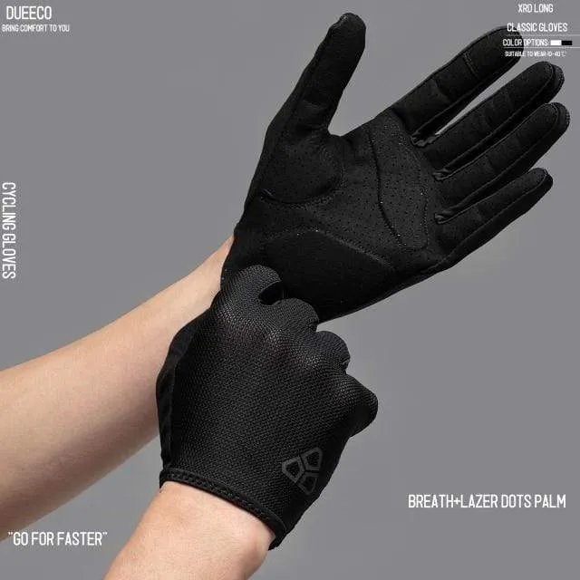 Vollfinger-Fahrradhandschuhe, MTB-MX-Handschuhe, XRD-Pad, stoßdämpfendes, rutschfestes Touchscreen-Design für Männer und Frauen