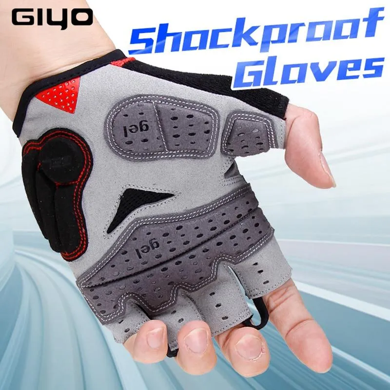 Sommer Fahrradhandschuhe Gel Halbfinger Stoßfeste Sport Gym Handschuhe MTB Mountainbike Fahrradhandschuhe Für Männer/Frauen Anti-skip