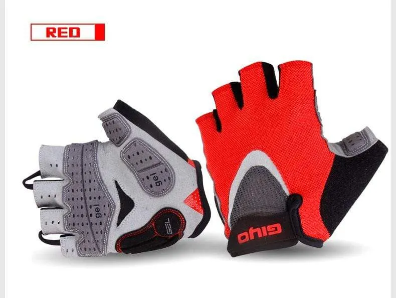 Sommer Fahrradhandschuhe Gel Halbfinger Stoßfeste Sport Gym Handschuhe MTB Mountainbike Fahrradhandschuhe Für Männer/Frauen Anti-skip