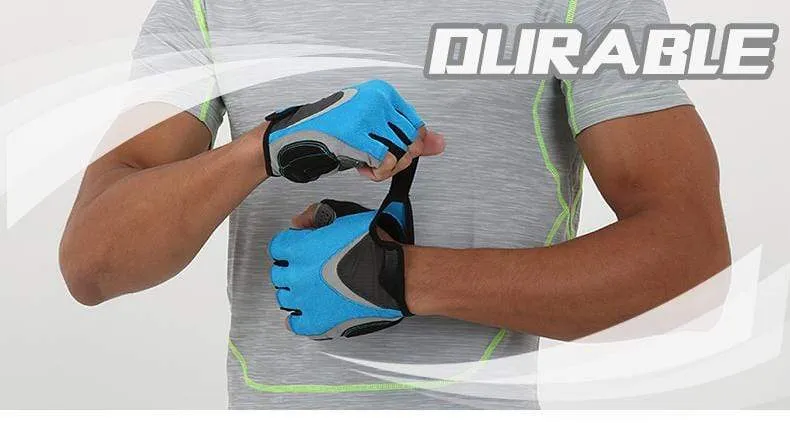 Sommer Fahrradhandschuhe Gel Halbfinger Stoßfeste Sport Gym Handschuhe MTB Mountainbike Fahrradhandschuhe Für Männer/Frauen Anti-skip