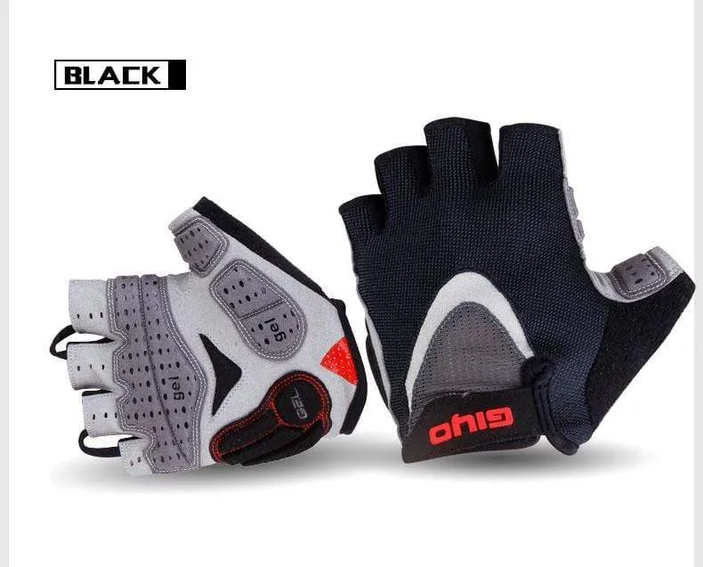 Sommer Fahrradhandschuhe Gel Halbfinger Stoßfeste Sport Gym Handschuhe MTB Mountainbike Fahrradhandschuhe Für Männer/Frauen Anti-skip