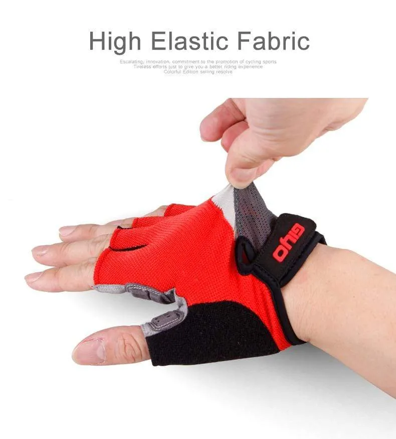 Sommer Fahrradhandschuhe Gel Halbfinger Stoßfeste Sport Gym Handschuhe MTB Mountainbike Fahrradhandschuhe Für Männer/Frauen Anti-skip