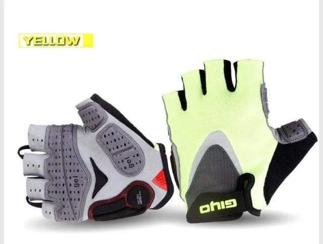 Sommer Fahrradhandschuhe Gel Halbfinger Stoßfeste Sport Gym Handschuhe MTB Mountainbike Fahrradhandschuhe Für Männer/Frauen Anti-skip