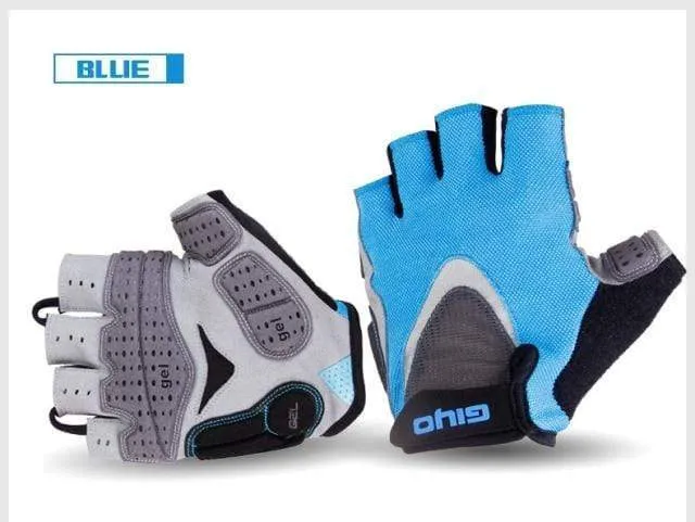 Sommer Fahrradhandschuhe Gel Halbfinger Stoßfeste Sport Gym Handschuhe MTB Mountainbike Fahrradhandschuhe Für Männer/Frauen Anti-skip