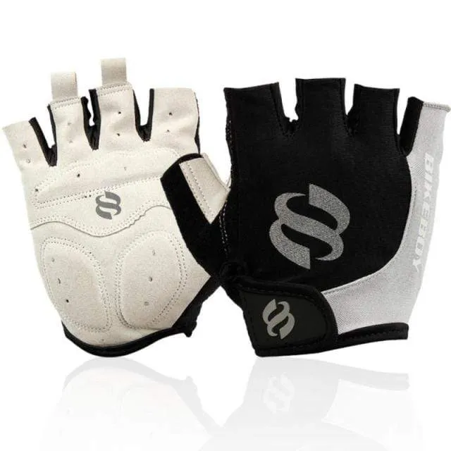 Fahrradhandschuhe, Halbfinger, Outdoor-Sporthandschuhe, Gelpolster, atmungsaktiv, MTB, Rennrad, Reithandschuhe