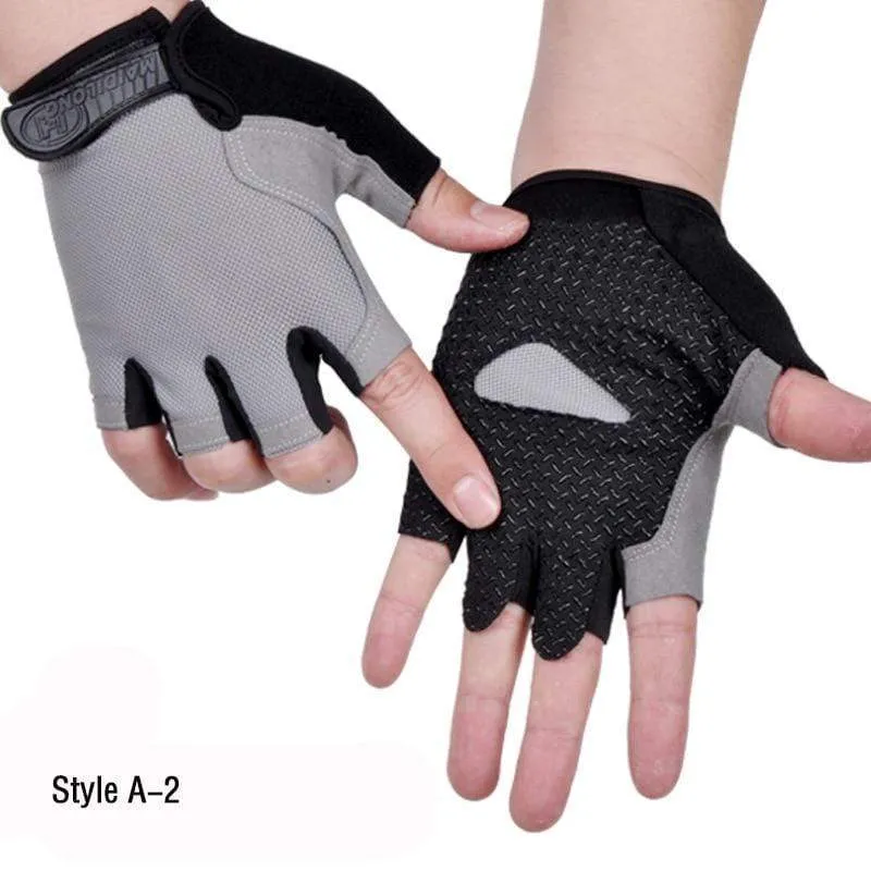 Halbfingerhandschuhe für Männer und Frauen, Radfahren, Body Tactics, Outdoor-Handschuhe, Sport, rutschfest, atmungsaktiv, schützende Halbfingerhandschuhe