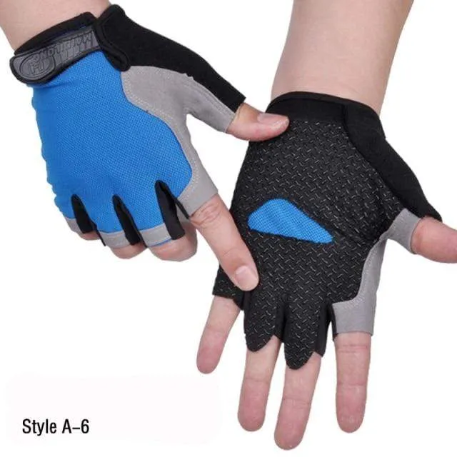 Halbfingerhandschuhe für Männer und Frauen, Radfahren, Body Tactics, Outdoor-Handschuhe, Sport, rutschfest, atmungsaktiv, schützende Halbfingerhandschuhe
