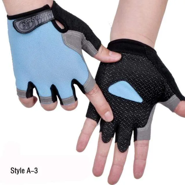Halbfingerhandschuhe für Männer und Frauen, Radfahren, Body Tactics, Outdoor-Handschuhe, Sport, rutschfest, atmungsaktiv, schützende Halbfingerhandschuhe