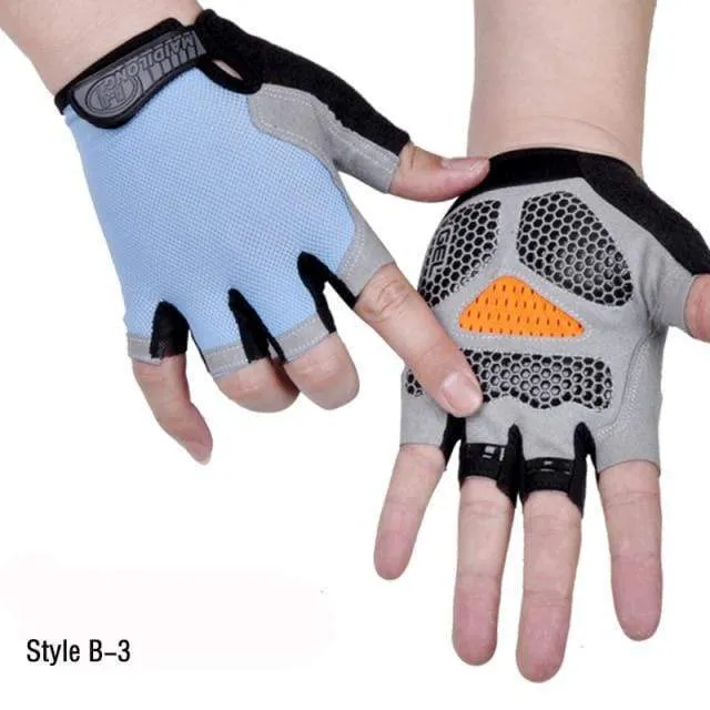 Halbfingerhandschuhe für Männer und Frauen, Radfahren, Body Tactics, Outdoor-Handschuhe, Sport, rutschfest, atmungsaktiv, schützende Halbfingerhandschuhe