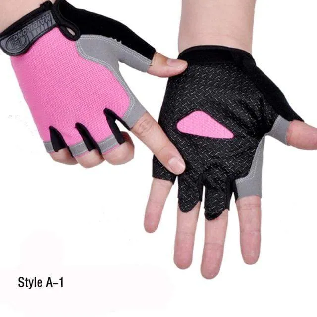 Halbfingerhandschuhe für Männer und Frauen, Radfahren, Body Tactics, Outdoor-Handschuhe, Sport, rutschfest, atmungsaktiv, schützende Halbfingerhandschuhe