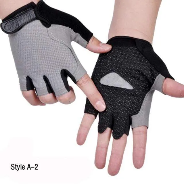 Halbfingerhandschuhe für Männer und Frauen, Radfahren, Body Tactics, Outdoor-Handschuhe, Sport, rutschfest, atmungsaktiv, schützende Halbfingerhandschuhe