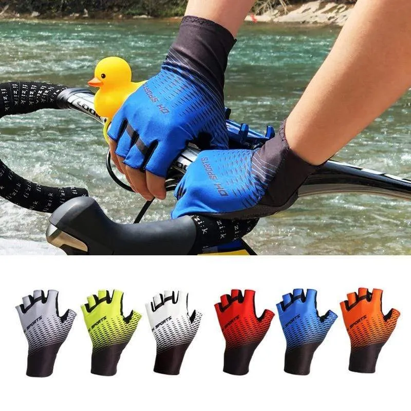 1 Paar Halb-/Vollfinger-Fahrradhandschuhe mit 1 Paar Fahrradsocken für Männer und Frauen, Sport-Fahrradhandschuhe, Rennrad-Set