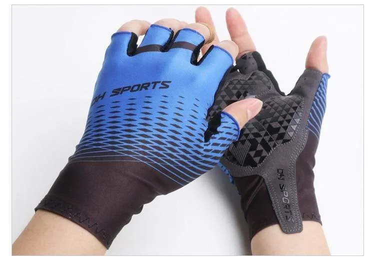 1 Paar Halb-/Vollfinger-Fahrradhandschuhe mit 1 Paar Fahrradsocken für Männer und Frauen, Sport-Fahrradhandschuhe, Rennrad-Set