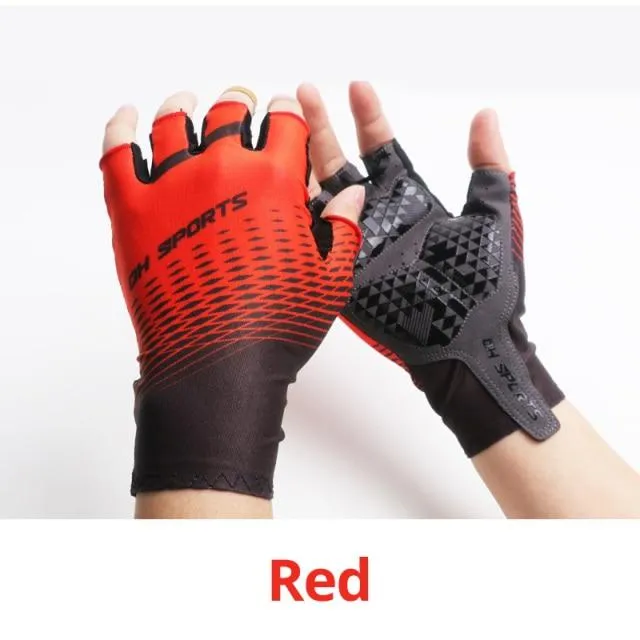 1 Paar Halb-/Vollfinger-Fahrradhandschuhe mit 1 Paar Fahrradsocken für Männer und Frauen, Sport-Fahrradhandschuhe, Rennrad-Set
