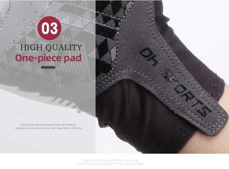 1 Paar Halb-/Vollfinger-Fahrradhandschuhe mit 1 Paar Fahrradsocken für Männer und Frauen, Sport-Fahrradhandschuhe, Rennrad-Set