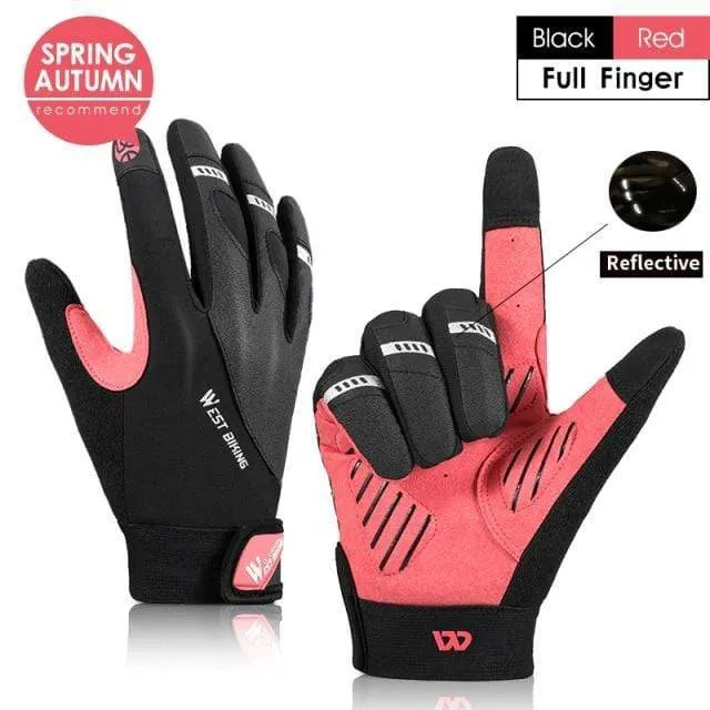 Radfahren Handschuhe Voll Finger MTB Rennrad Fahrrad Handschuhe Sommer Gel Sport Handschuhe Männer Frauen Fahrrad Ausrüstung