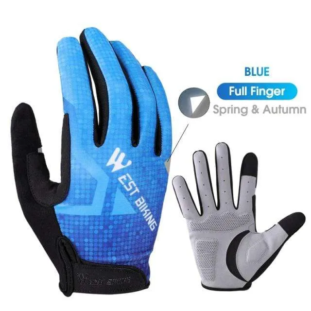 Radfahren Handschuhe Voll Finger MTB Rennrad Fahrrad Handschuhe Sommer Gel Sport Handschuhe Männer Frauen Fahrrad Ausrüstung