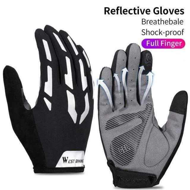 Radfahren Handschuhe Voll Finger MTB Rennrad Fahrrad Handschuhe Sommer Gel Sport Handschuhe Männer Frauen Fahrrad Ausrüstung