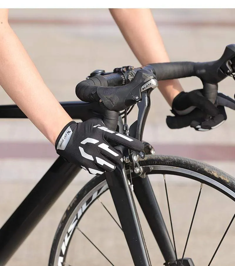 Radfahren Handschuhe Voll Finger MTB Rennrad Fahrrad Handschuhe Sommer Gel Sport Handschuhe Männer Frauen Fahrrad Ausrüstung
